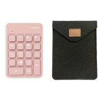 프로크리에이트 블루투스 단축키보드 키패드 18키 핑크+블랙파우치