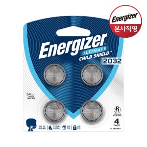 에너자이저 얼티메이트 리튬 코인 건전지 3 in 1 쉴드 CR2032 4개입, 1개