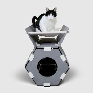 파파냥 올인원 캣 터널 하우스 모듈형 캣타워 고양이 놀이터