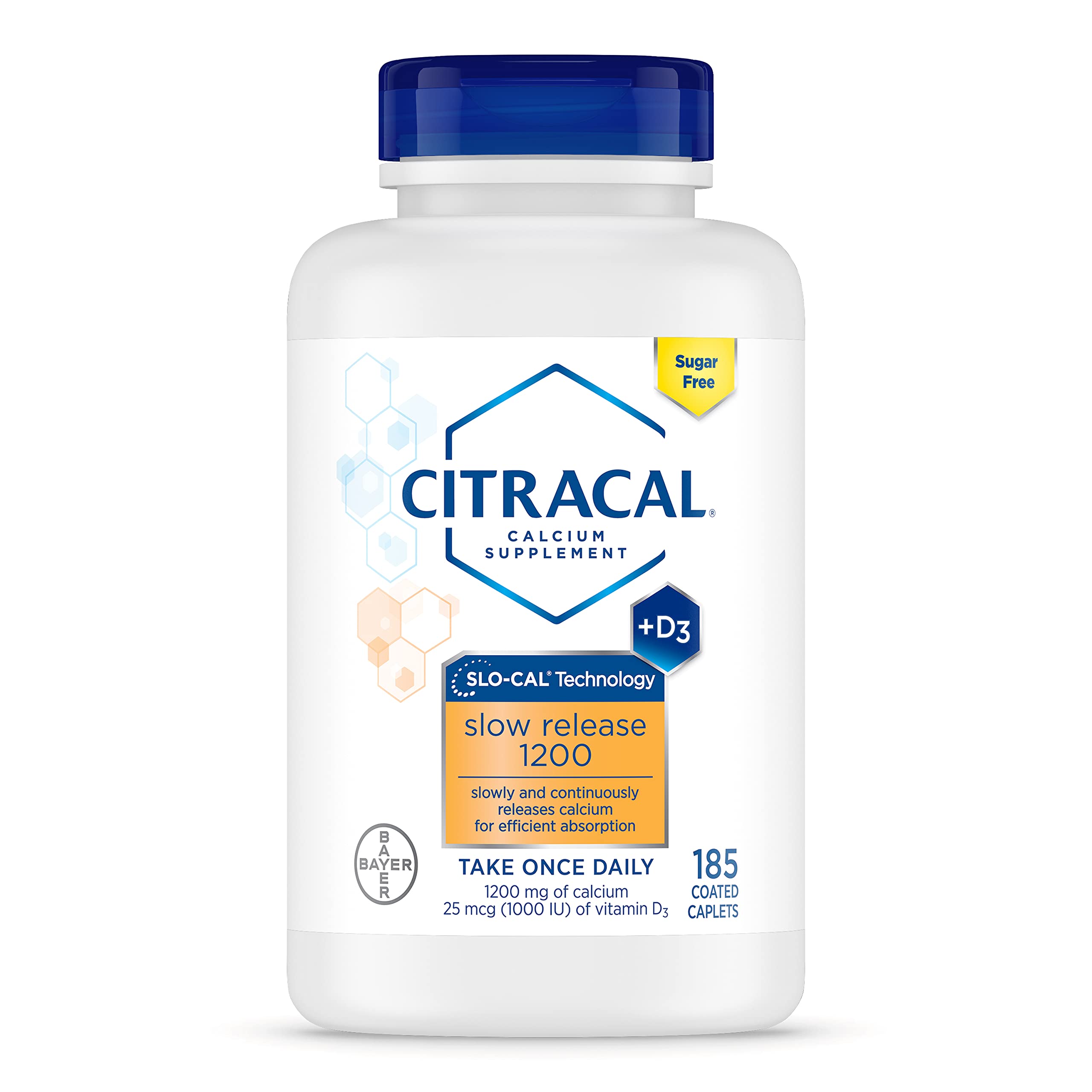 <b>Citracal 칼슘</b> 지효성 1200mg 비타민 D3 185정