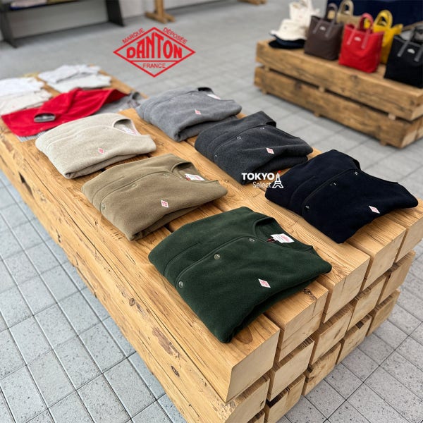 단톤 후리스 노카라 가디건 플리스 칼라리스 재킷 26FW