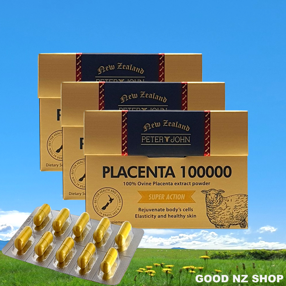 피터앤존 뉴질랜드 양<b>태반</b> 플라센타 100000 <b>추출물</b> 100캡슐, 3개
