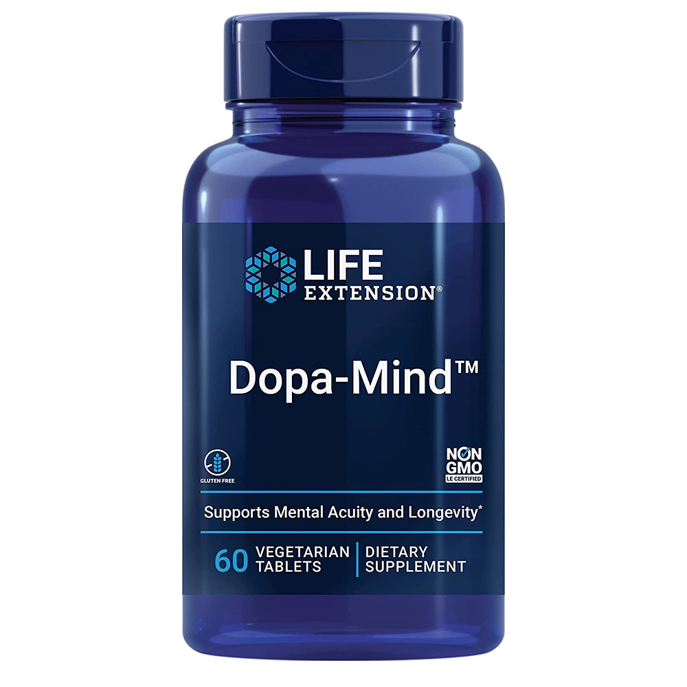 라이프익스텐션 도파 마인드 베지타블렛60정 X 1통 Dopa Mind