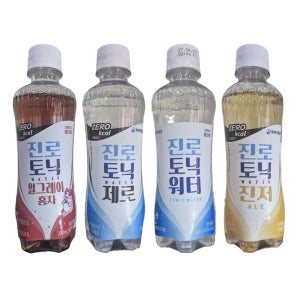 푸드스타 토닉워터 오리지널 제로 홍차제로 진저에일제로 4종 각6입 총 24입 M