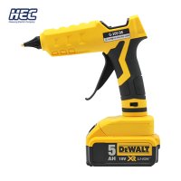 HEC 무선 충전 글루건 스파크 핫멜트 실리콘총 디월트 호환 G-100DE