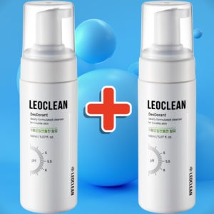3일내 확실한 암내제거 아침에 한번 데오드란트 레오클린 2개세트