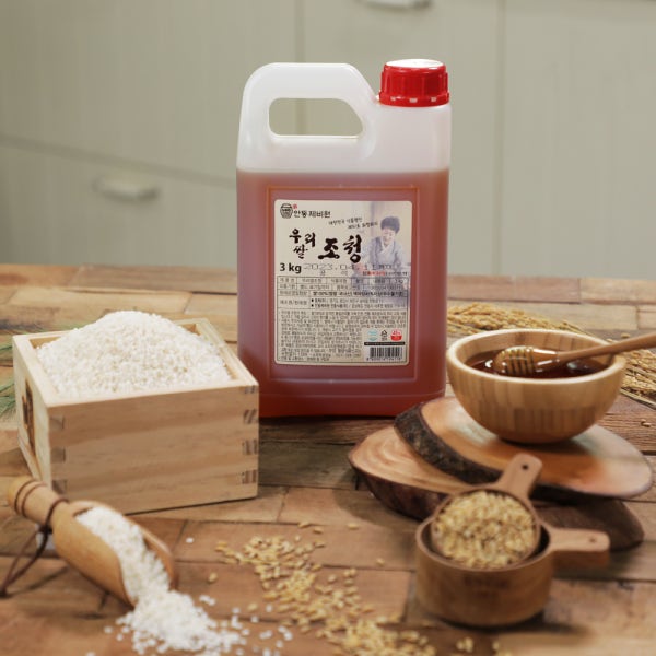 안동제비원 전통식품 쌀조청 국내산 100% 우리쌀 조청 3kg