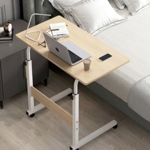 1인 책상 일반형 컴퓨터 이동식 원룸 자취방 공부 데스크 노트북 소형 높이조절