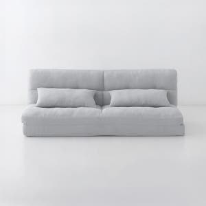앰보 3인 좌식 소파베드 패브릭 7485.7091, 라이트그레이