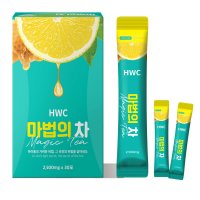 HWC 마법의차 아이돌물 녹차 꿀 레몬 우엉 호밧 우바홍차 함유