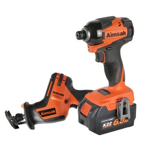아임삭 충전콤보세트 BL22CM8 21.6V 컷소 임팩드라이버 배터리2개