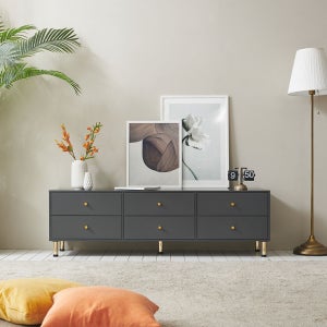 도스 서랍 거실장 2단 1600 TV장 수납장 TV다이 선반