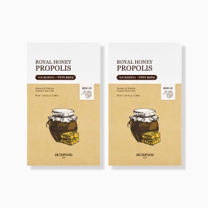 [스킨푸드][20매] 로열허니 프로폴리스 인리치 시트 마스크팩 10매입 2개 30ml
