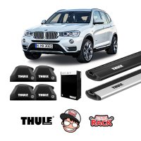 BMW X3 10~17 툴레 윙바 엣지 7206 플러시 레일 가로바 세트