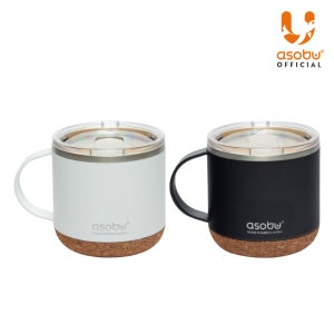 [네이버단독] 1+1 아소부 세라믹코팅 보온보냉 스테인리스 인피니트 머그 490ml 2개