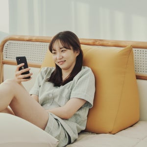 생활특권 침대 등받이 쿠션 베개 삼각 대형 등쿠션