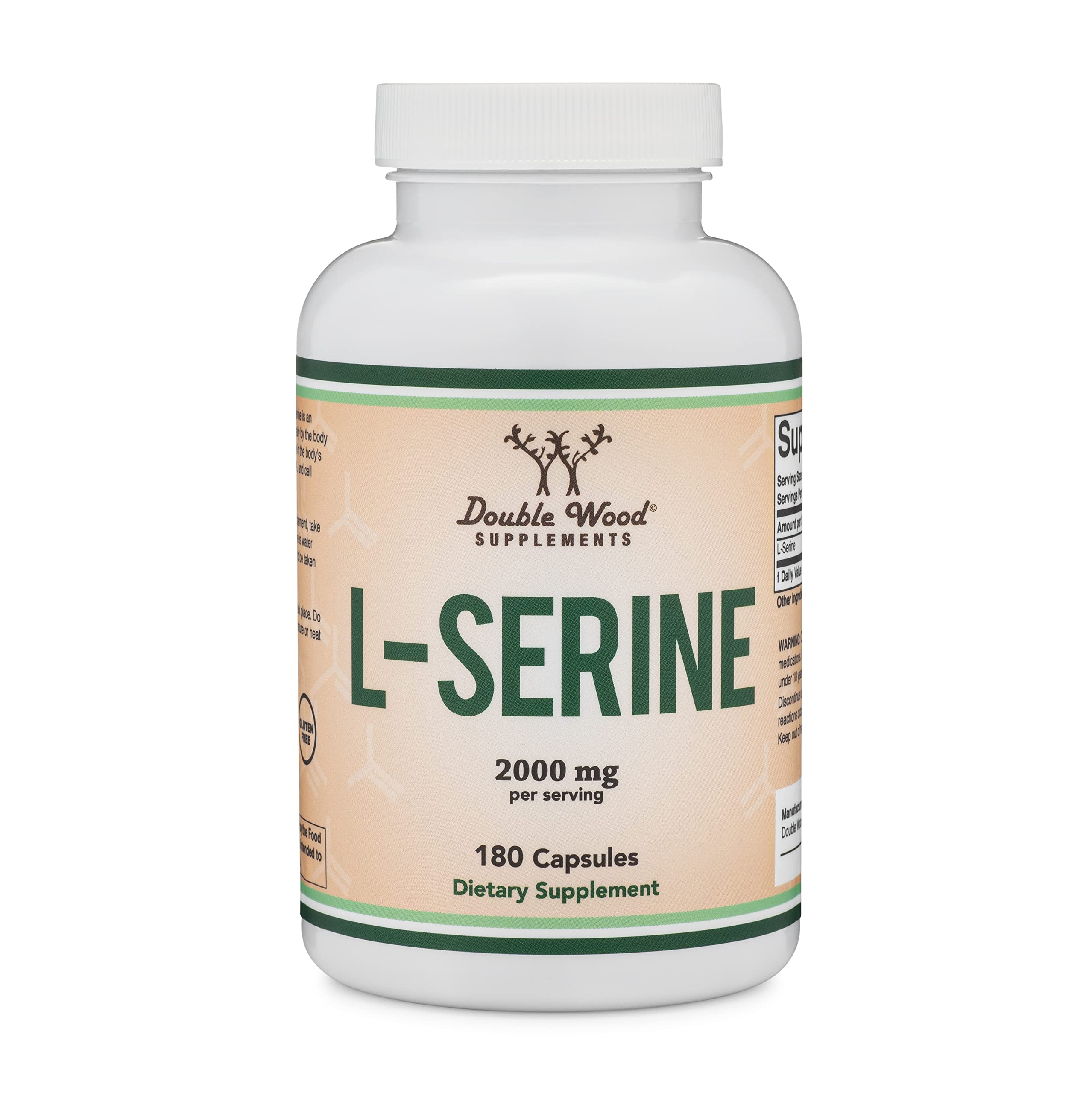 더블우드 엘<b>세린</b> <b>L</b> <b>세린</b> 2000mg 180캡슐