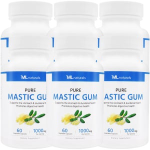 [미국배송] 마이라이프 내추럴스 매스틱검 1000mg Mastic Gum 60캡슐, 6개