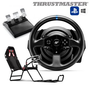 트러스트마스터 T300RS GT 레이싱휠,3페달 포함 (PS PC용) + GT Lite 레이싱 시트(NLR-S021) 패키지