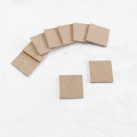 키득키득 우드데코판 MDF 사각 [미니] 3.4cmx3.4cm