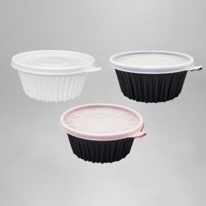 실속튼튼 195파이 면용기 대(뚜껑포함) 300개입 1350ml 일회용포장용기 국밥 국수 덮밥 찌개 우동 냉면 미니탕 IM U D