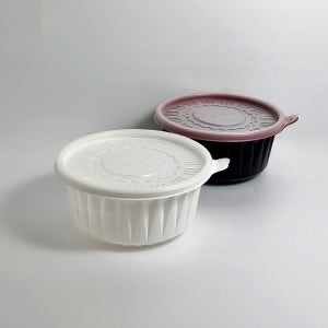 BK 195파이 미니탕 대(뚜껑포함) 300개입 백색,투톤 1420ml 일회용포장용기 탕용기 고강도 U D