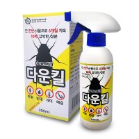 다운킬 바퀴벌레 초파리 지네 나방 좀 권연 벌레 개미 퇴치제 뿌리는 살충제 약 300ml