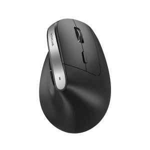 로이체 RX-800V 무선 버티컬 마우스 충전 인체공학 손목 보호 블랙