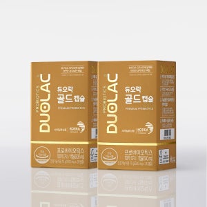 듀오락 골드캡슐 생존력 강한 유산균 30캡슐, 2개