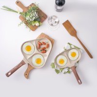 클레버팟 세라믹 인덕션 2구 에그팬 계란 달걀 후라이팬 식세기 가능