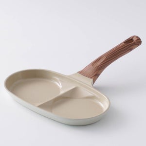 클레버팟 세라믹 인덕션 에그팬 2구 계란 후라이팬