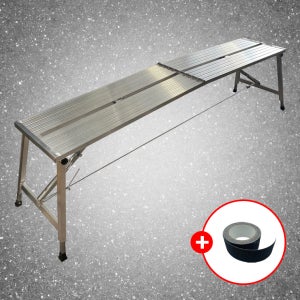 알루랙 접이식 도배 우마 AR40x200 작업대 알루미늄 말비계