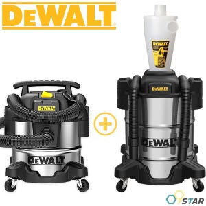 디월트 이동식 건습식 20L 청소기 집진기 세트 DXV20S DXVCS003 스텐