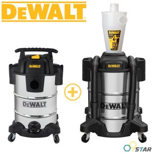 디월트 이동식 건습식 30L 청소기 집진기 세트 DXV30SA DXVCS003 스텐