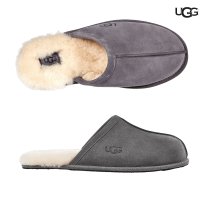 어그 남자 슬리퍼 UGG Scuff 스웨이드 양가죽 양털 [다크 그레이]