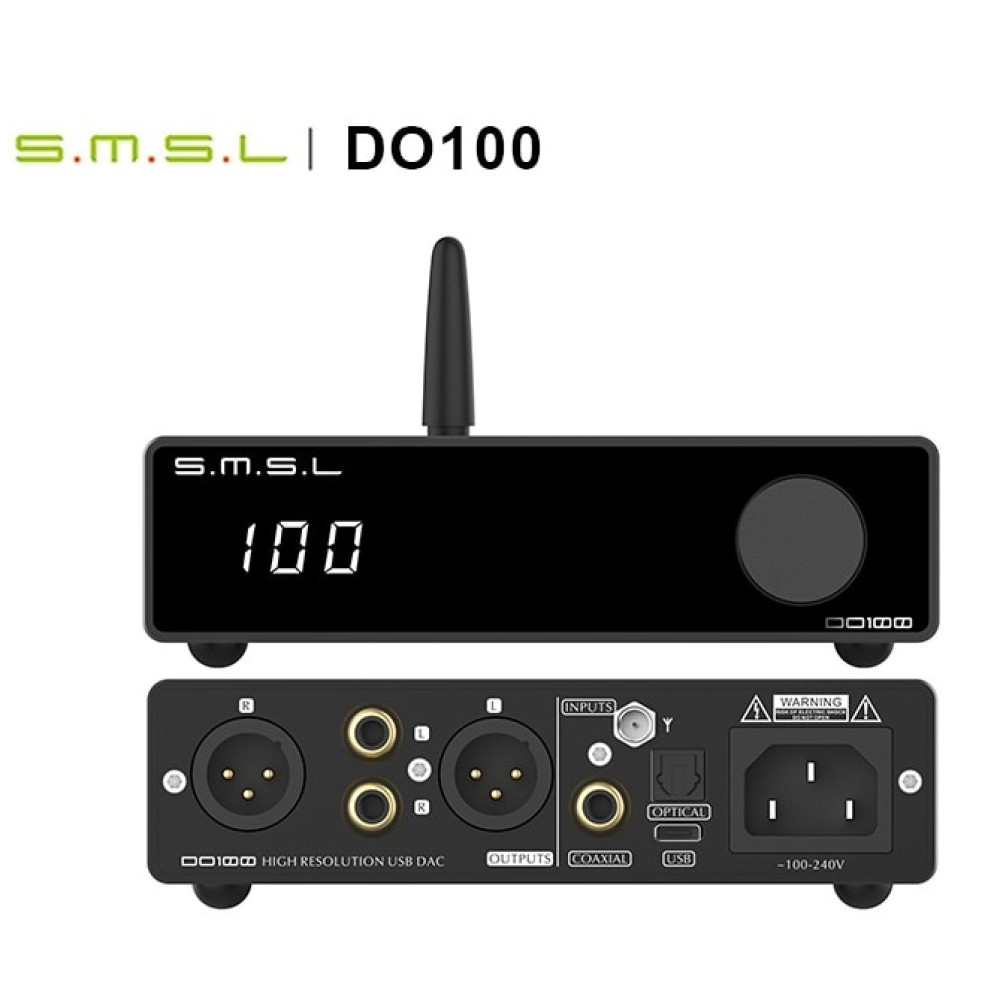 HIFI DAC 앰프 오디오 디코더 smsl do100 고용 es9038q2mx2 균형