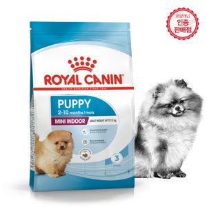 로얄캐닌 미니 인도어 퍼피 3kg 성장기 소형견 어린 강아지 사료