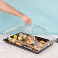 [캠브로 Cambro] 캠웨어 전시용 사각 돔커버 (옆면컷 타입) DD1220BECW