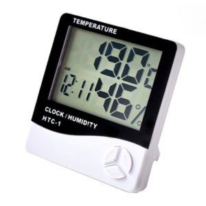 쿨템 신생아 아기 온습도계 시계 알람 다기능 HTC-1