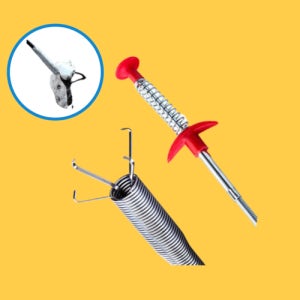 청소의정석 하수구집게 변기막혔을때 배수구막힘 씽크대 뚫어뻥 청정 쏙집게 1.6m