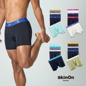 스킨온매너 언더웨어 말려 올라가지 않는 남성 드로즈 남자 팬티 4pack 세트