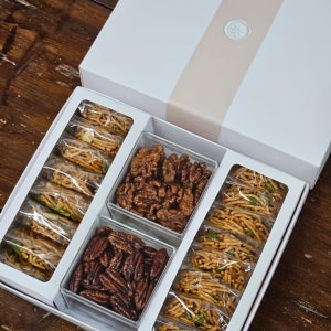 분당한과 피칸 호두강정 수제오란다 기업행사감사인사선물 답례품 중형상자