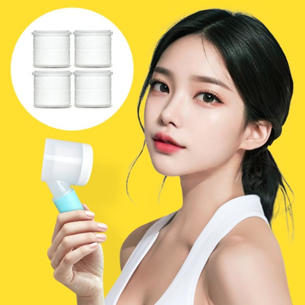 쁘띠럽 여행용 샤워필터 샤워기필터 해외여행 석회수 4개 유럽 발리 나트랑 다낭