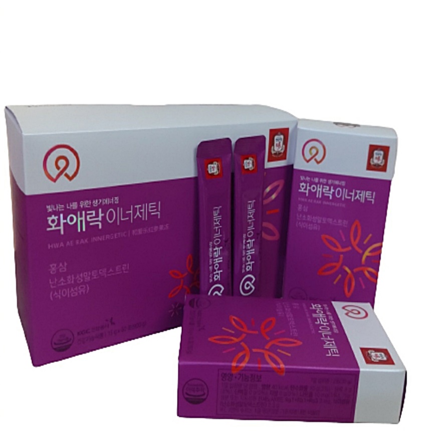 정관장 화애락 이너제틱 60포 6년근홍삼 여성홍삼젤리스틱 행사선물포장선택