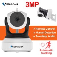 VStarcam-C24S HD 2MP 3MP Wifi IP 카메라, Eye4 웹 캠 PTZ 1080P CCTV Wi fi SD 카드 Ipcam 애완 동물 무선 야간 투시경 P2P