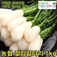 해남 농협 절임알타리 5kg 아삭아삭 맛있는 절인 알타리 총각무