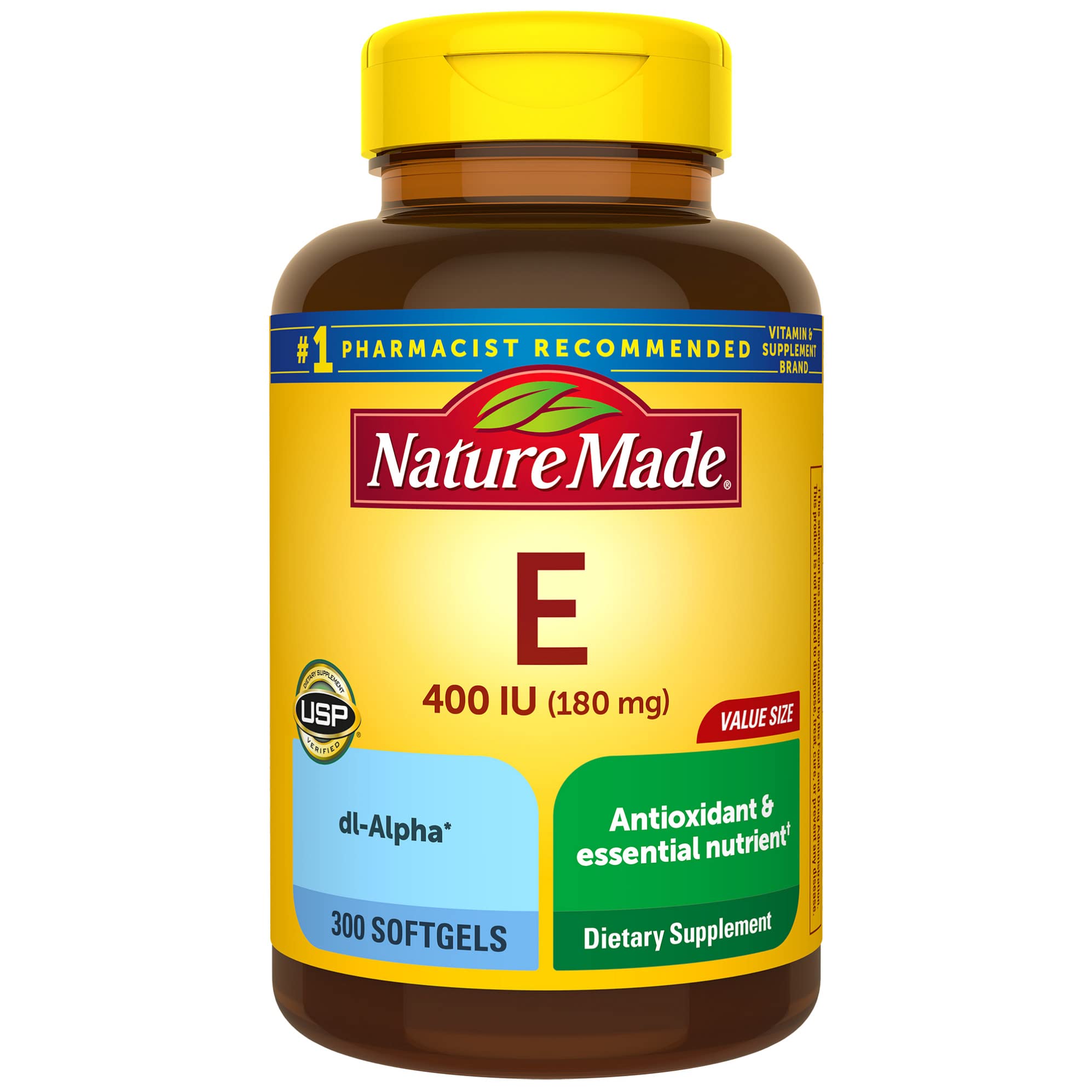 Naturemade 네이처<b>메이드 비타민 E</b> 400IU 300정 <b>네츄럴메이드</b> 항산화