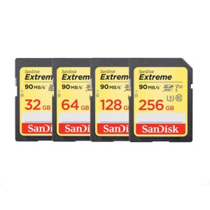 샌디스크 익스트림 SD메모리카드 SDHC SDXC 디카 카메라 네비게이션 노트북 32GB 64GB 128GB 256GB 정품