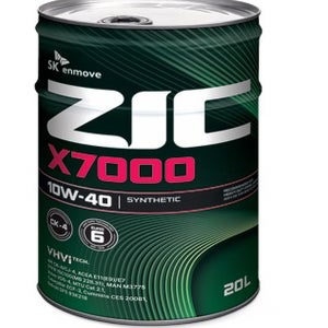 ZIC X7000 10W40 CJ-4 CK-4 디젤엔진오일 지크 합성유 20L