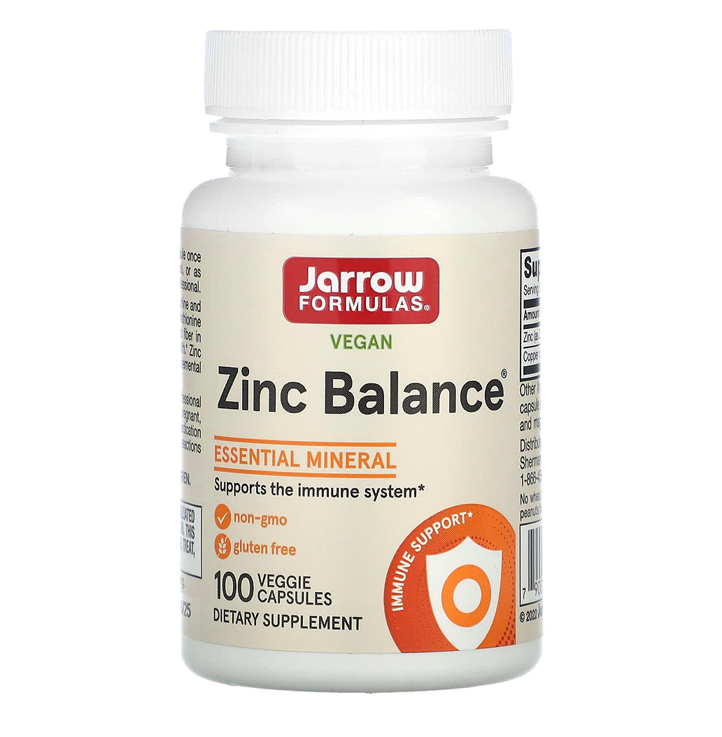 자로우 포뮬러스 아연 zinc <b>징크 15mg</b> 비건 100캡